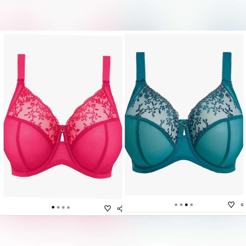 2 Elomi Zarla Bras, 38H UK/38K US
